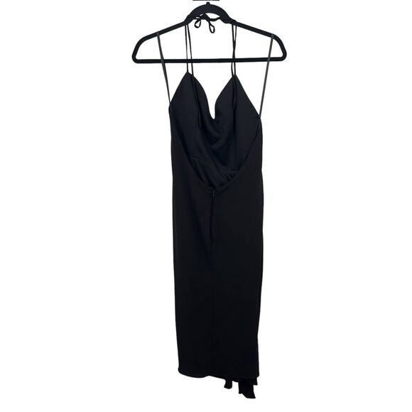 Katie May dress Ringleader ruched halter black size Small S - Picture 5 of 6